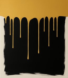 ثقل الصمت، 2025 (أكريليك على قماش الكانفاس) بواسطة جورج روزالي