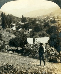 منظر عين الطيور من Wandiligong ، فيكتوريا ، أستراليا ، c1909. بواسطة جورج روز