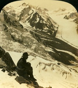 جبال تاسمان ورودولف الجليدية ، جبال الألب الجنوبية ، نيوزيلندا ، c1909. بواسطة جورج روز