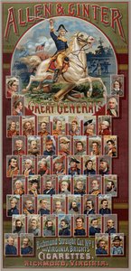 سلسلة The Great Generals لـ Allen & Ginter Cigarettes Brands ، 1885 بواسطة جورج س. هاريس