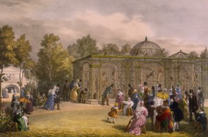 The Monkey House at the Zoological Gardens ، ريجنت بارك ، لندن ، 1835.