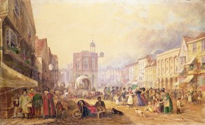 شارع ميدستون هاي من غابرييل هيل ، 1829 بواسطة جورج شيبرد