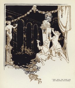 Illustration for The Happy Hypocrite by Max Beerbohm (colour litho) بواسطة جورج شيرينغهام