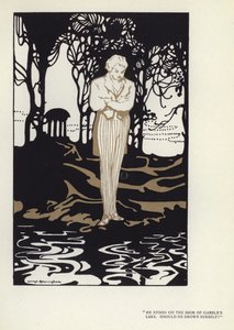 رسم توضيحي لـ Happy Hypocrite بواسطة Max Beerbohm (لون ليثو) بواسطة جورج شيرينغهام