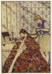 Then he dressed his sister in good clothes, and washed and combed her hair (colour litho) بواسطة جورج شيرينغهام