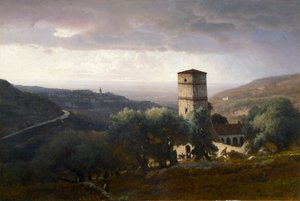 منظر لروما من تيفولي بواسطة جورج سنر. إنيس