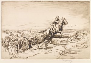 لانسر الثانية في إبهي الأول ديسمبر 1917. بواسطة جورج صوبر