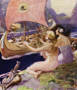 جايسون و Argonauts: The Sirens (لون ليثو) بواسطة جورج صوبر