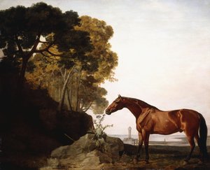 خليج عربي في مناظر ساحلية ، 1779 بواسطة جورج ستابس