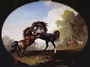 قتال الفحول ، 1781 بواسطة جورج ستابس