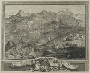 The Battle Array of Carberry Hill بالقرب من إدنبرة في عام 1567 ، c.1738 بواسطة جورج فيرتو