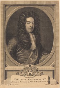 وليام ترمبل بواسطة George Vertue after Sir Godfrey Kneller