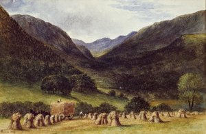 وقت الحصاد ، بحيرة Crafnant ، شمال ويلز ، 1869