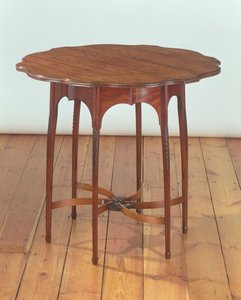 جدول عرضي ، صنع لشركة Morris & Co. ، c.1885 (الماهوجني)