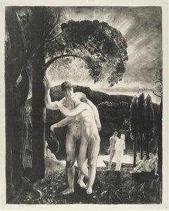 العمور ، سلسلة Men Like Gods ، 1923 (litho on wove paper)