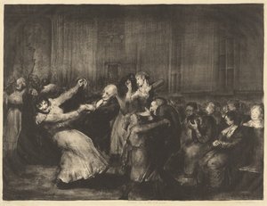 الرقص في Madhouse ، 1917. بواسطة جورج ويسلي بيلوز