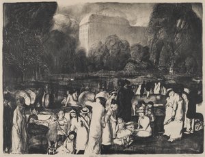 في الحديقة ، النور ، 1916 بواسطة جورج ويسلي بيلوز