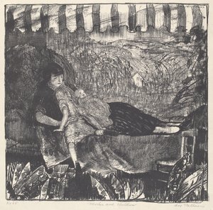 الأم والأطفال ، 1916. بواسطة جورج ويسلي بيلوز