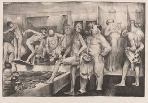 حمام الاستحمام ، 1917. بواسطة جورج ويسلي بيلوز