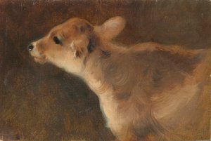 عجل ، 1879 (زيت على قماش مرسوم على متنه)