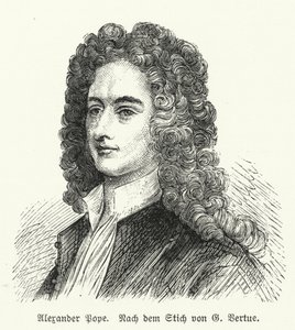 ألكسندر بوب ، شاعر إنجليزي بواسطة George after Vertue