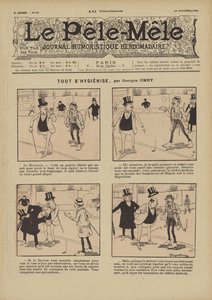 كل شيء خجول. رسم توضيحي لـ Le Pele-Mele ، 1902 بواسطة جورج أنتونين هنري موري