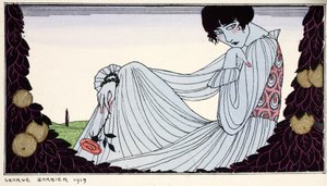 تأمل 1919 (طباعة استنسل) بواسطة جورج حلاق