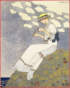 تصميم فستان ريفي من تصميم Maison Paquin ، 1913 بواسطة جورج حلاق