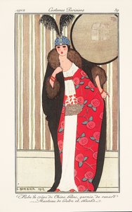 لوحة أزياء نسائية من Journal des Dames et des Modes بواسطة جورج حلاق
