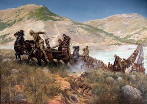 معبر بولر النهائي لتوجيلا ، فبراير 1900 بواسطة جورج بيرتين سكوت