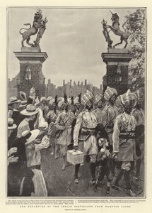 رحيل الوحدة الهندية من هامبتون كورت بواسطة Georges Bertin Scott