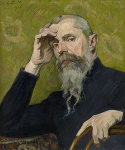 بورتريه ذاتي ، 1905 (زيت على ورق ، وضع على قماش)