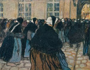 La Rentree A LHospice De La Salpetriere، c1911 بواسطة جورج دوبوي