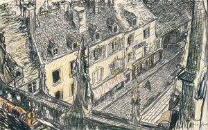 A Rue De Valogne ، c1911 بواسطة جورج دوبوي