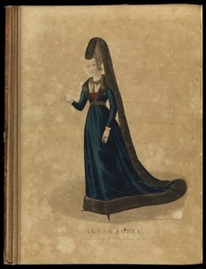 Agnès Sorel ، أواخر القرن الثامن عشر. بواسطة جورج جاك جاتين