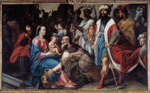 العشق من المجوس. لوحة لجورج للمند (1575 - 1635) بواسطة جورج لاليماند