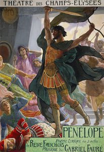 Poster for Penelope, lyrical poem by Rene