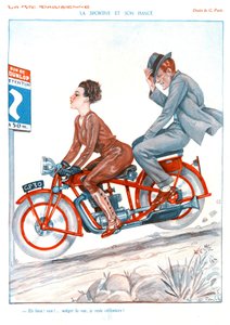 رسم توضيحي من La Vie Parisienne بواسطة جورج بافيس