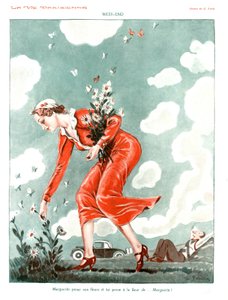 عطلة نهاية الأسبوع ، رسم توضيحي من "La Vie Parisienne" بواسطة جورج بافيس