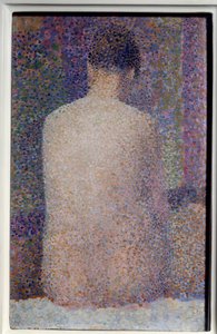 اللوحة الخلفية لجورج سورات (1859-1891) 1887 صن. 0،24x1،55 م باريس ، متحف أورسيه - موديل ، منظر خلفي. لوحة لجورج سورات (1859-1891) 1887. 0.24 × 1.55 م. متحف أورساي ، باريس بواسطة جورج بيير سورات