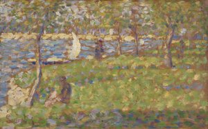 دراسة لـ "La Grande Jatte" بواسطة جورج بيير سورات