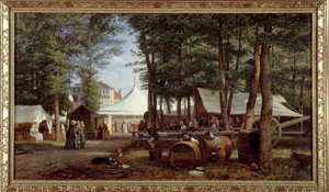 عيد النزل عام 1850. لوحة جورج بريور (القرن التاسع عشر) بواسطة جورج بريور