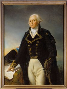 صورة لفرانسوا كريستوف كيلرمان (1735-1820) ، دوق فالمي ، القائد العام لجيش موزيل لوحة لجورج روجيه (1784-1869) 1792 قاتمة. 1،35 × 1 م بواسطة جورج روجيت