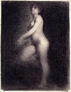 عري ، c.1881-82 (قلم رصاص وتلوين)