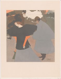 سيدة في الشارع يتبعها رجل نبيل L'Ombre de Botticelli ، ayez pitié de nous Free love (عنوان السلسلة) L'amour libre (عنوان السلسلة) بواسطة جورج دي فيور