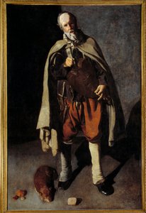 الكلب العجوز. اللوحة لجورج البرج (1593-1652) بواسطة جورج دي لا تور