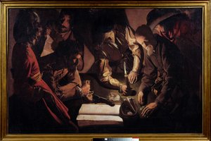 المال يدفع يعني أيضًا تسوية الحسابات. لوحة لجورج دو لا تور (1593-1652) بواسطة جورج دي لا تور