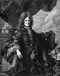 صورة تشارلز رينيه ديوزير (1640-1732) ، عالم الأنساب الفرنسي. بواسطة جيرارد إديلنك