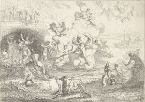 عطارد يعطي باخوس للحوريات The Life of the Bacchantes (عنوان المسلسل) بواسطة جيرارد ميلدر