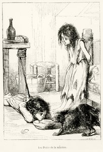 الأطفال الرثاء ، رسم توضيحي من "L" Annee Illustree ، 1868 بواسطة جيرارد سيجوين
